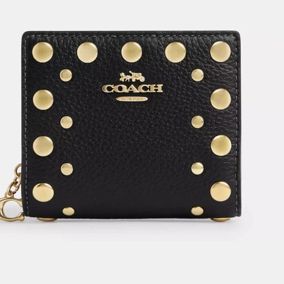 COACH Snap Wallet With Rivets - Picture 4 of 7